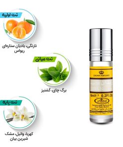 آکوردها و تم بویایی عطر 6 میل زیدان کلاسیک از برند الرحاب