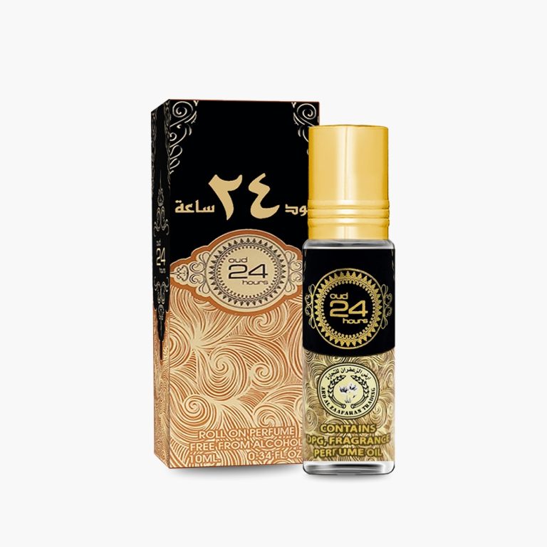 عطر روغنی 10 میل عود 24 ساعة از برند ارض الزعفران