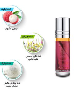 نتهای اولیه، میانی و پایه عطر 6 میل ایلینا از برند الرحاب