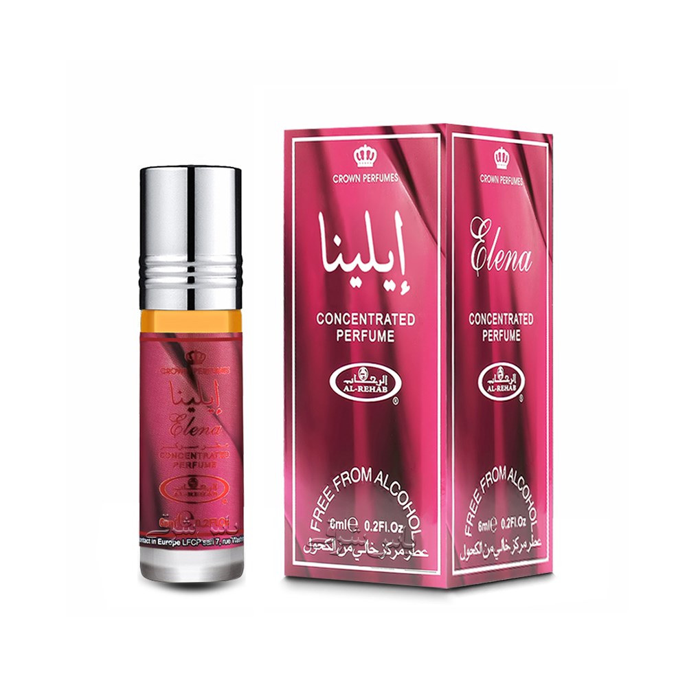 تصویر شیشه و جعبه عطر 6 میل ایلینا از برند الرحاب