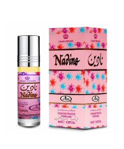 تصویر شیشه و جعبه عطر 6 میل نادین از برند الرحاب