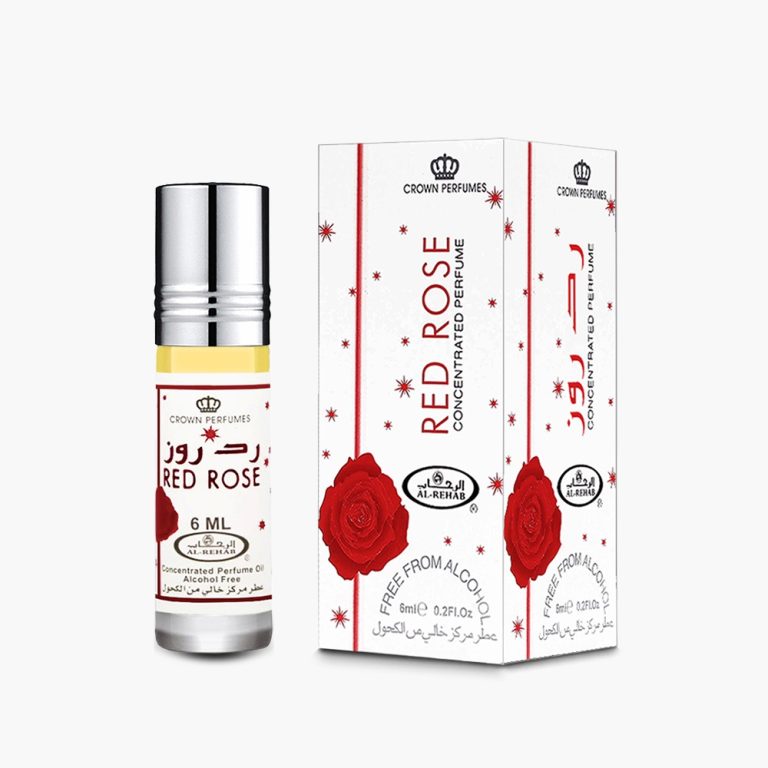 عطر روغنی 6 میل رد رز از برند الرحاب