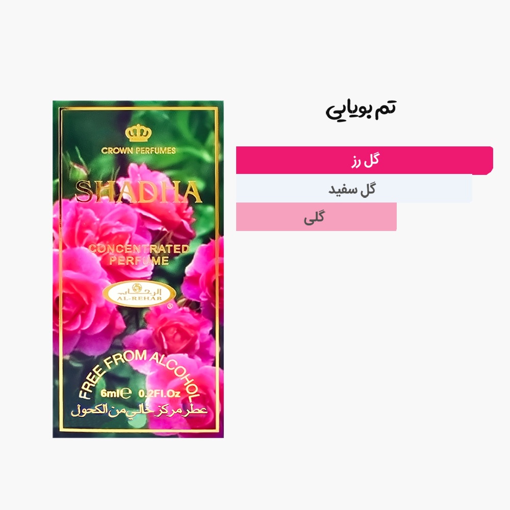 آکوردها و تم بویایی عطر 6 میل شذی از برند الرحاب