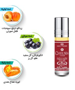 نتهای اولیه، میانی و پایه عطر 6 میل تشلسی وومن از برند الرحاب