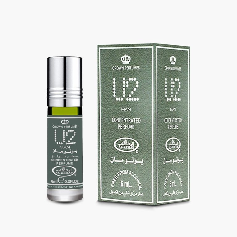 عطر روغنی 6 میل یو2 از برند الرحاب