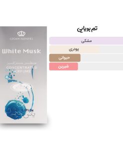 آکوردها و تم بویایی عطر 6 میل مسک ابیض از برند الرحاب