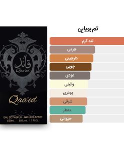 آکوردها و تم بویایی ادکلن 50 میل قائد از برند ارض الزعفران
