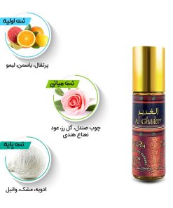 نتهای اولیه، میانی و پایه عطر 6 میل الغدیر از برند نبیل