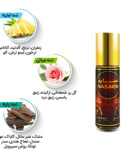 آکوردها و تم بویایی عطر 6 میل نسایم از برند نبیل